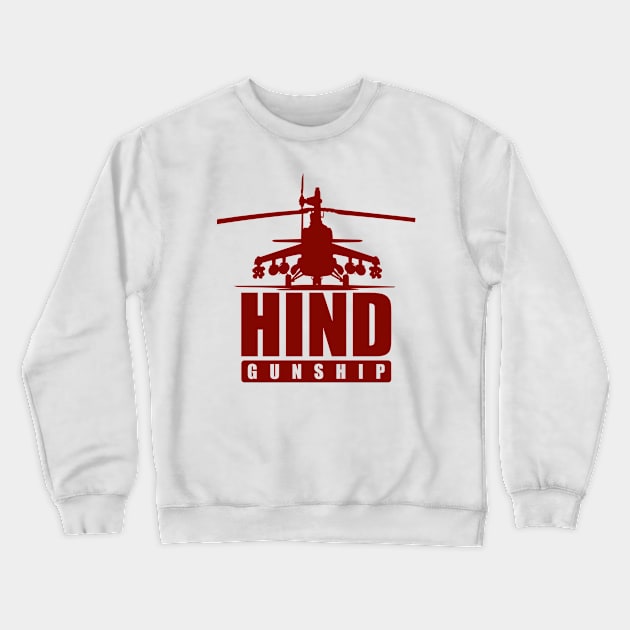 MI-24 Hind Crewneck Sweatshirt by Firemission45